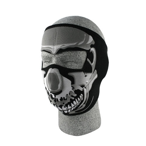 Balboa Neoprene Face Mask, Chrome Skull 830386