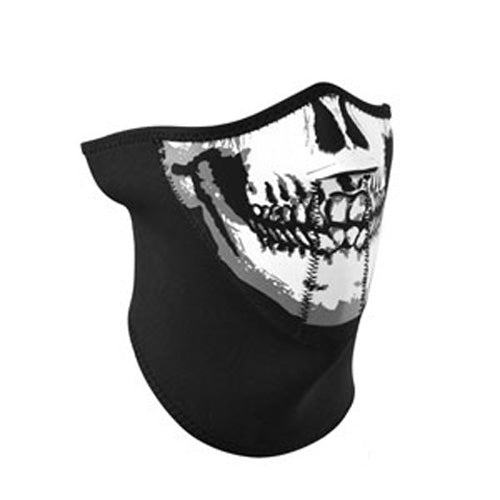 Balboa 3-Panel Half Mask, Neoprene, Skull Face 830756