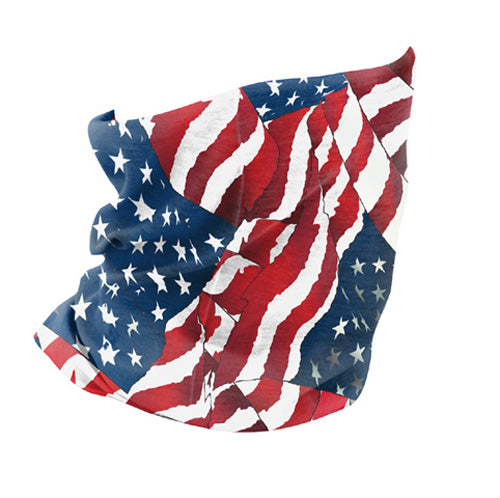 Balboa Motley Tube&trade;, Fleece Lined, Wavy American Flag 830926