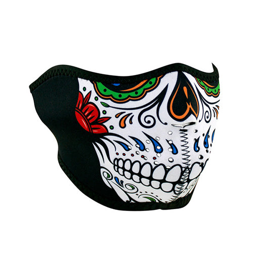 Balboa Zan Half Mask, Neoprene, Muerte Skull 831149