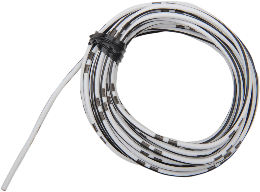 SHINDY 14A Wire - 13' - White/Black 16-683