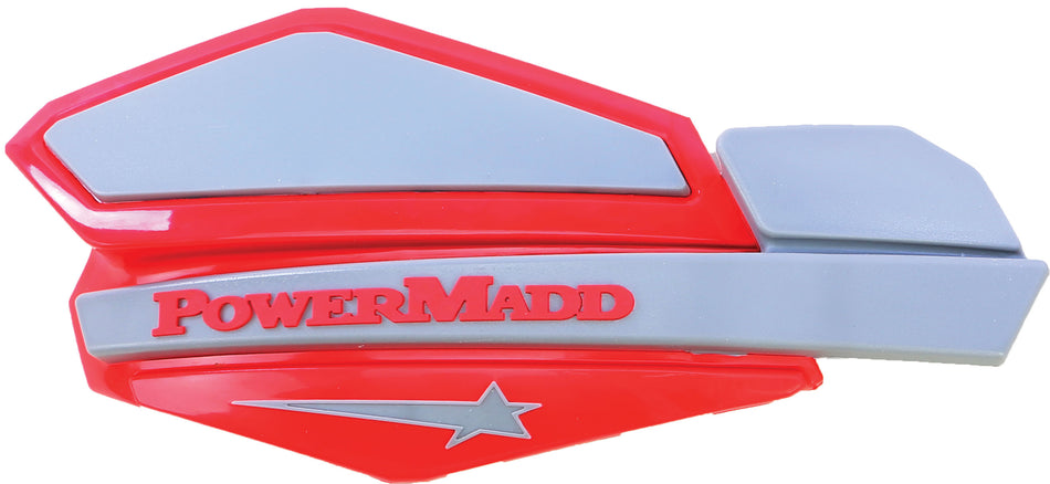POWERMADD Star Series Handguards (Red/Silver) 34232