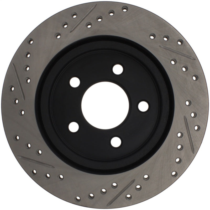 StopTech 05-10 Ford Mustang Slotted & Drilled Right Rear Rotor 127.61087R