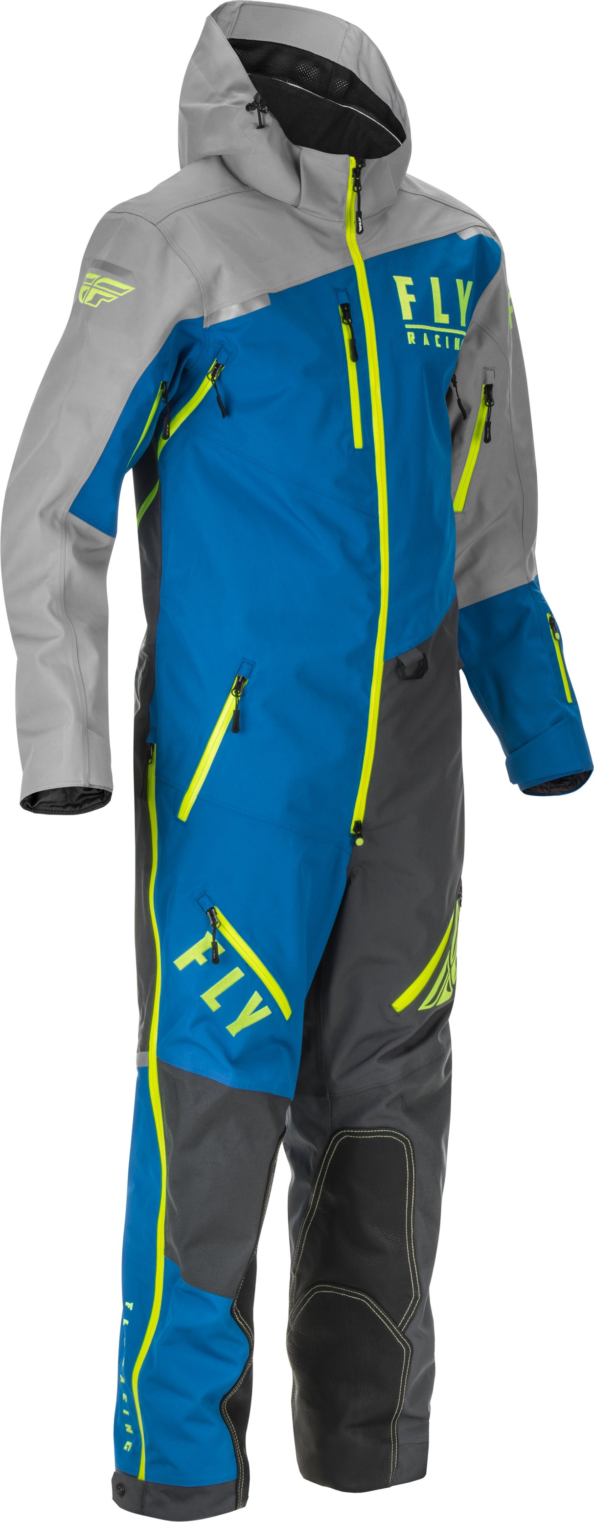 FLY RACING Cobalt Monosuit Shell Snow Bike Blue/Grey/Hi-Vis 2x 470-41592X