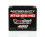 Antigravity YT12-BS High Power Lithium Battery w/Re-Start AG-AT12BS-HD-RS