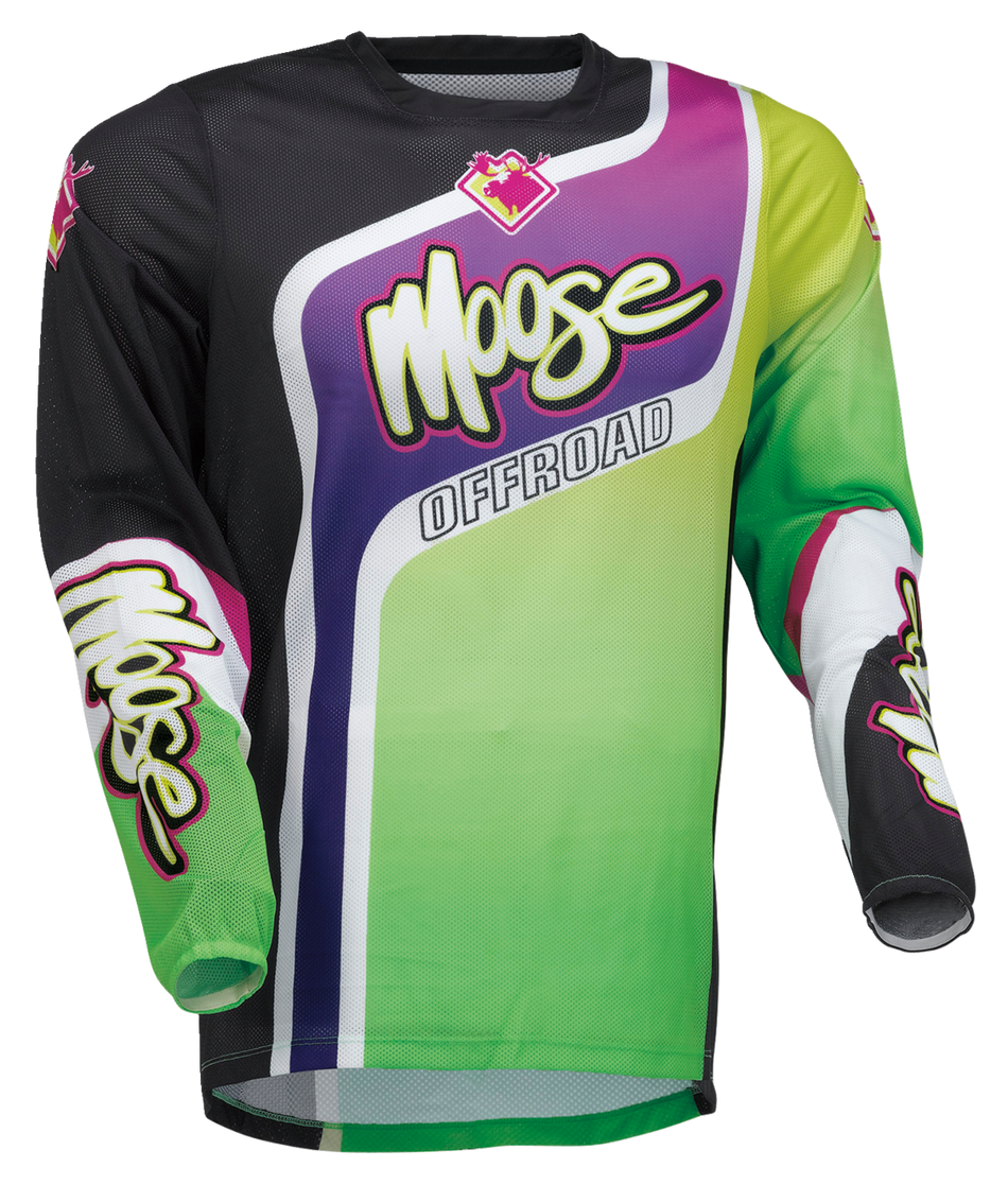 Camiseta MOOSE RACING Sahara™ - Púrpura/Verde - Pequeña 2910-7228 