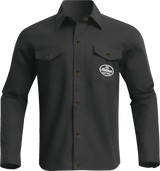 THOR Hallman Over Shirt - Black - Large 2950-0046