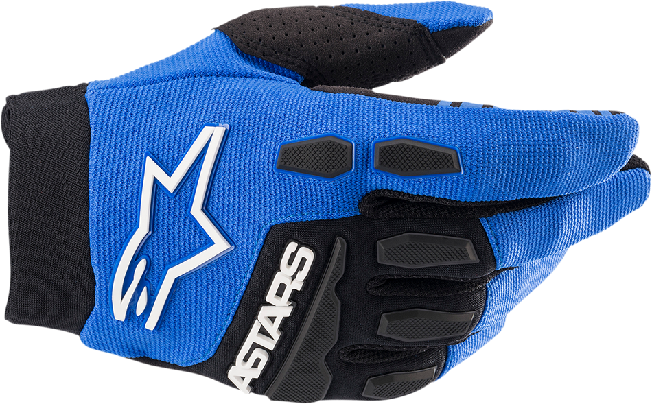 ALPINESTARS Youth Full Bore Gloves - Blue/Black - Large 3543622-713-L