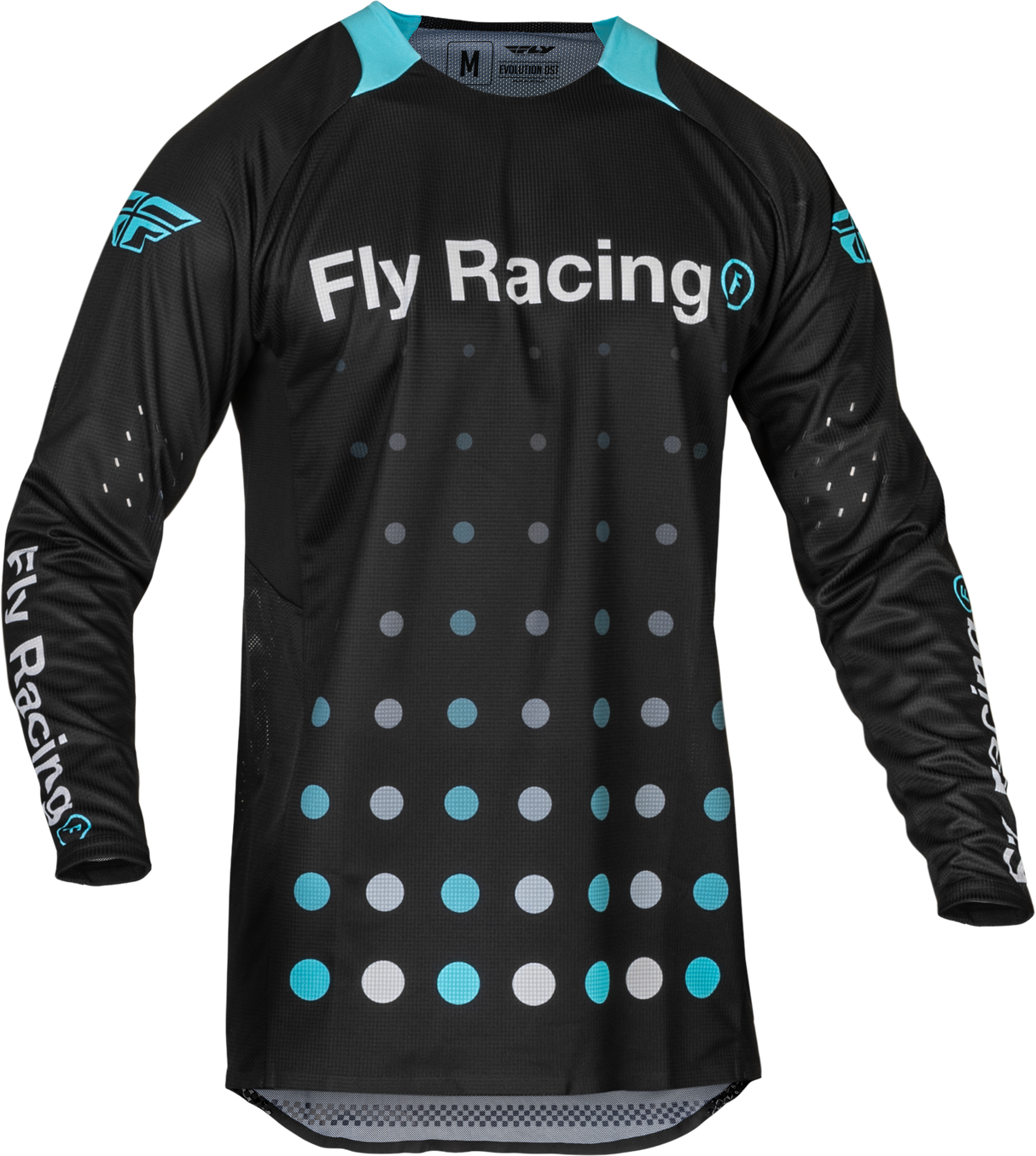 FLY RACING Evolution Dst Se Strobe Jersey Black/Electric Blue Md 377-124M