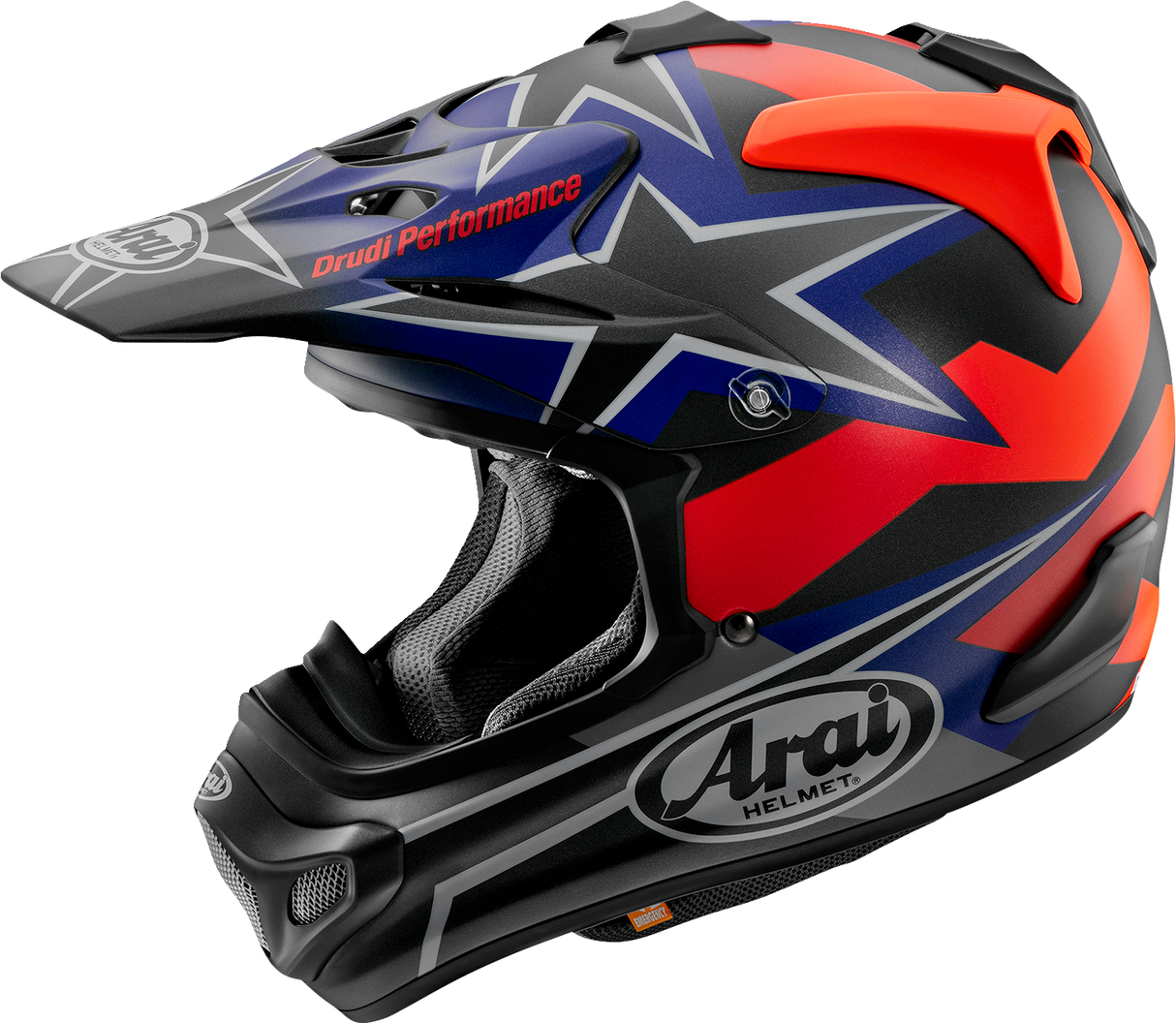 Casco ARAI VX-Pro4 - Estrellas y rayas - Black Frost - XL 0110-8210 