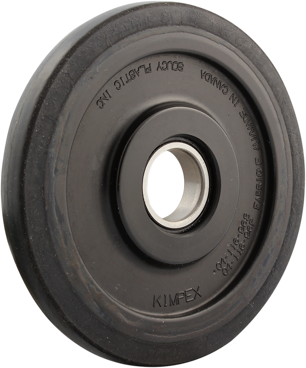 KIMPEX Idler Wheel with Bearing 6005RS - Black - 130 mm OD x 25 mm ID 298936