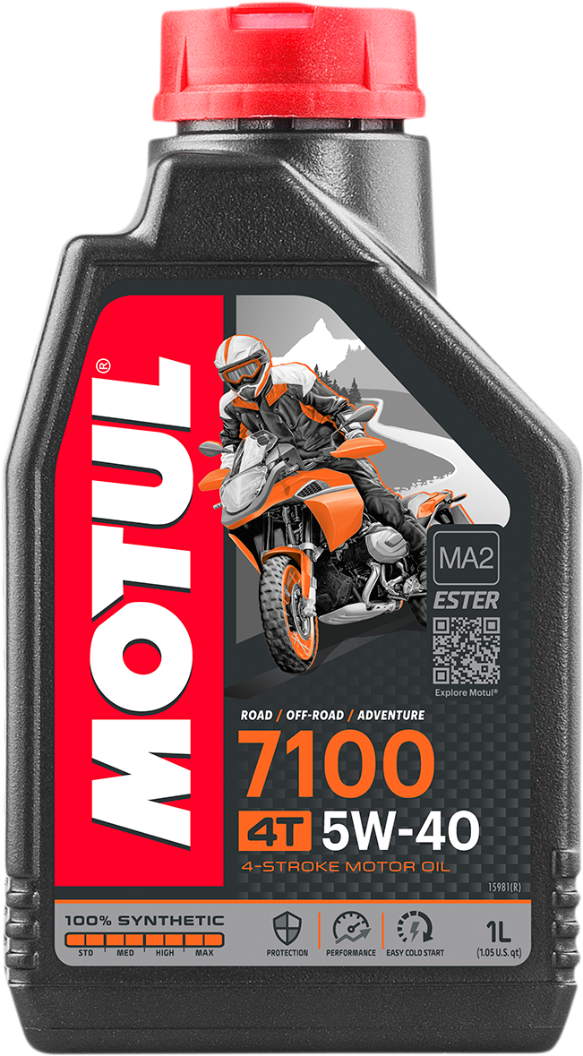 MOTUL 7100 4T Synthetic Oil - 5W-40 - 1L 104086