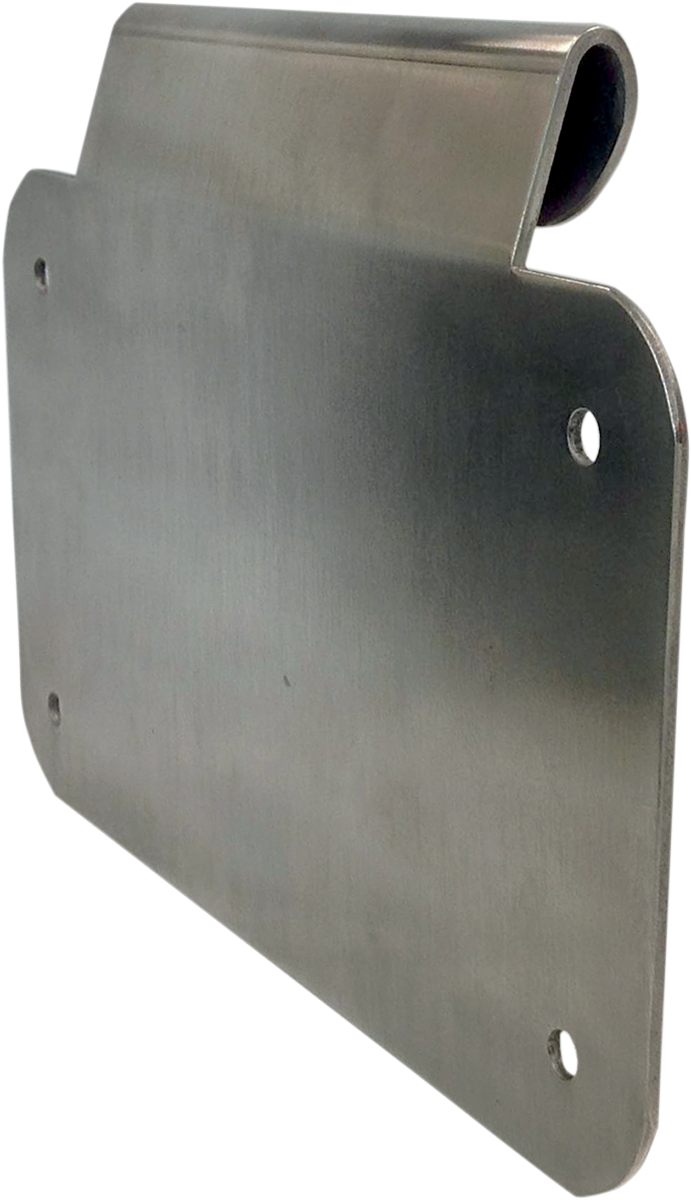 Soporte para placa de matrícula ALLOY ART - Aluminio bruñido LD-2 