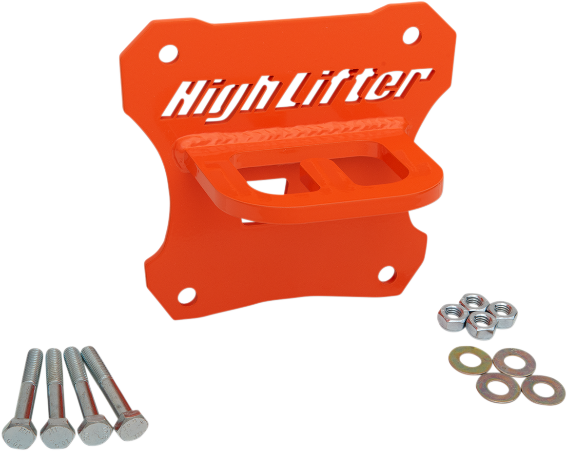 HIGH LIFTER Rear Tow Hook - Orange - Polaris TOWHK-RZR1-O