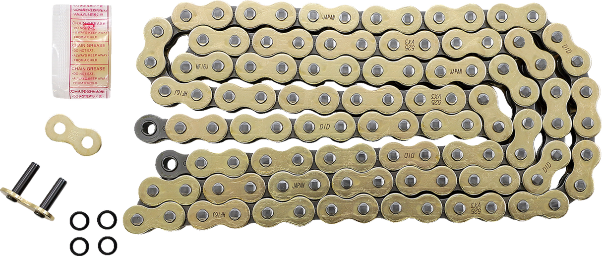 DID 525 VX3 - Drive Chain - Gold - 110 Links 525VX3GBX110ZB