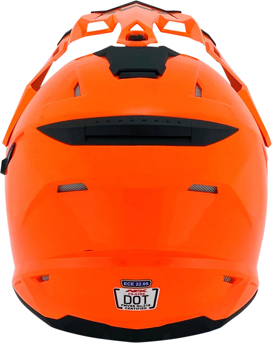 AFX FX-41DS Helmet - Safety Orange - Small 0110-3767