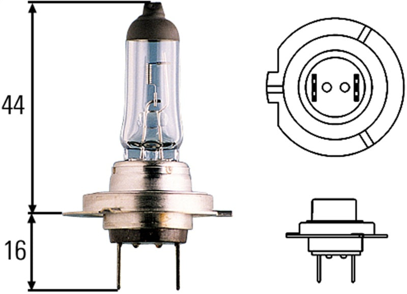 Hella Optilux H7 100 W XB Extreme Blue-Glühbirnen (Paar) LAH71070307