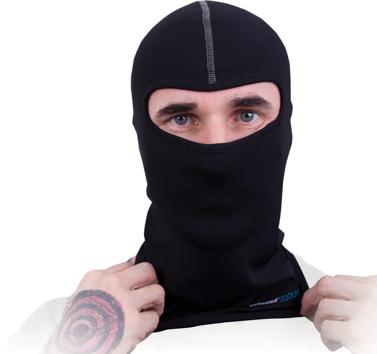 SCHAMPA & DIRT SKINS Coolskin Chill Breaker Balaclava - Deluxe - Gray BLCLV015D-02