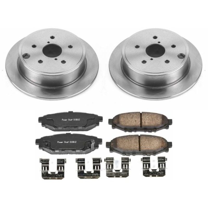 Power Stop 15-19 Subaru WRX Rear Autospecialty Brake Kit KOE6977