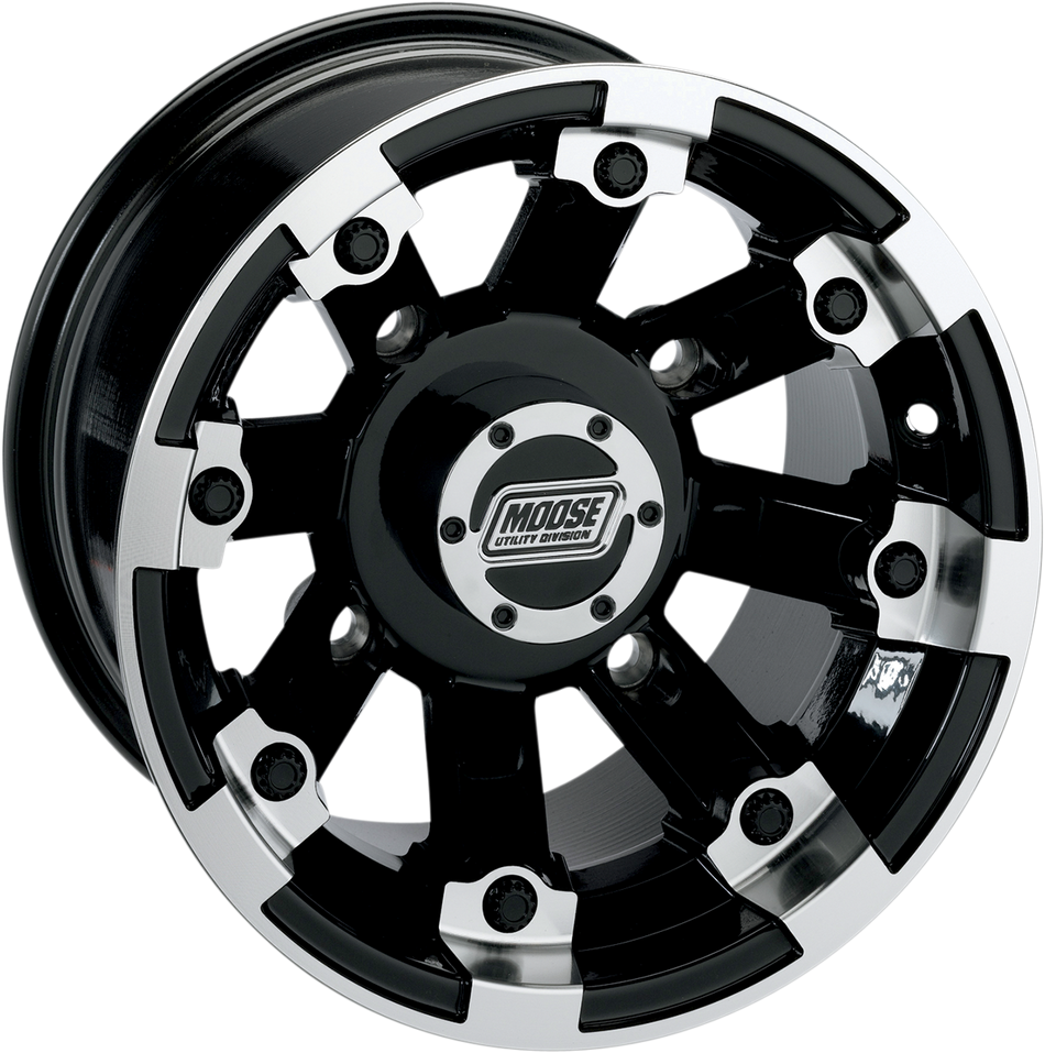 MOOSE UTILITY Wheel - 393X - Front - Black - 12x7 - 4/156 - 4+3 393127156GBML4