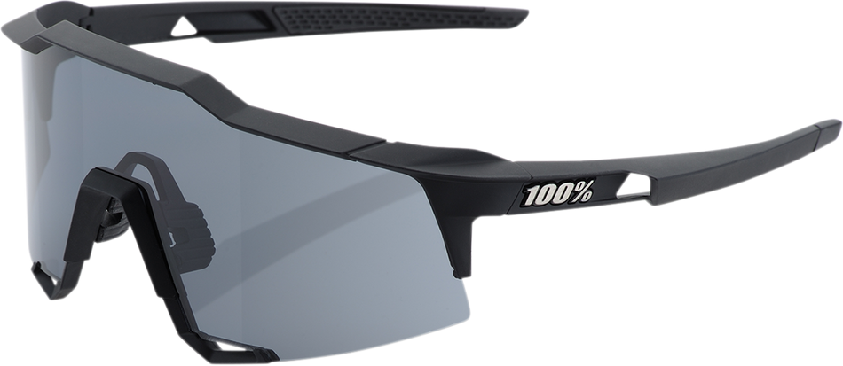 100% Speedcraft Sunglasses - Black - Smoke 60007-00001