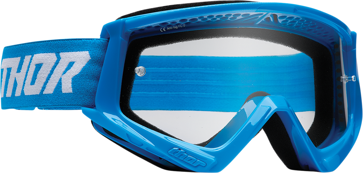 Gafas de combate THOR para jóvenes - Racer - Azul/Blanco 2601-3052 