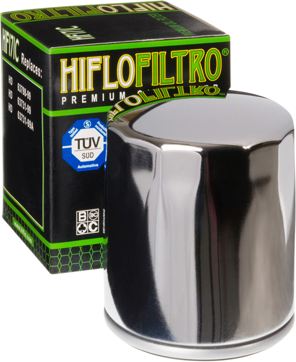 HIFLOFILTRO Oil Filter - Chrome HF171C