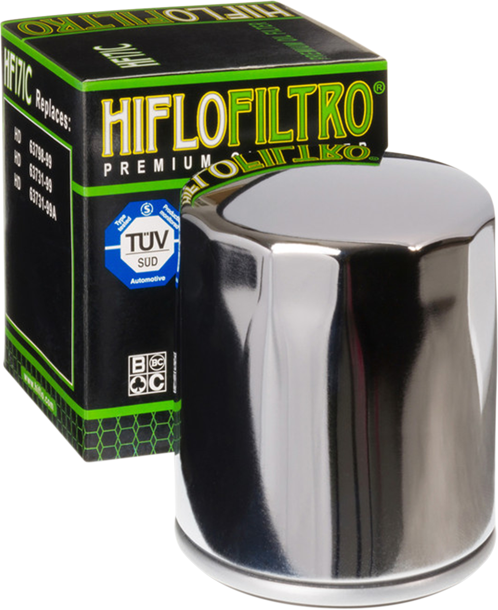 HIFLOFILTRO Oil Filter - Chrome HF171C