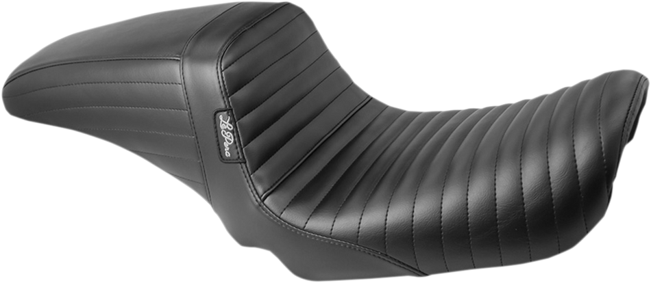 LE PERA Kickflip Seat - Pleated - Black - FXD '06-'17 LK-591PT