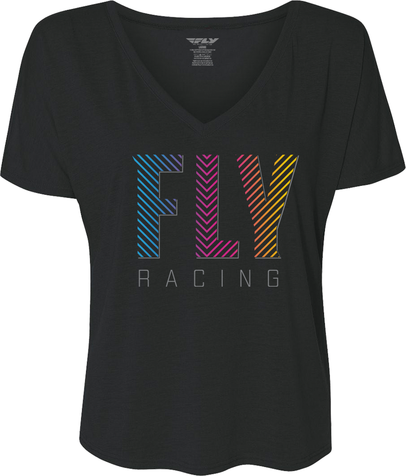 FLY RACING Women's Fly Like4like Tee Black Md 356-0090M