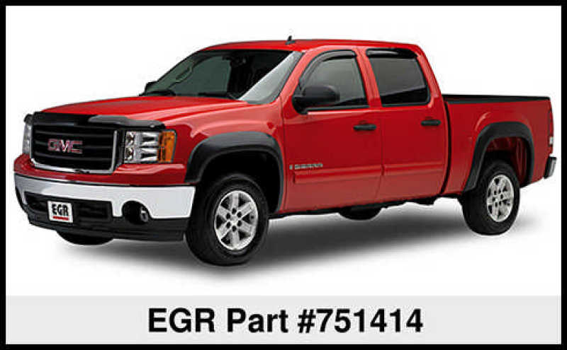 EGR 07-13 GMC Sierra LD 5.8ft Bed Rugged Look Fender Flares - Set (751414) 751414