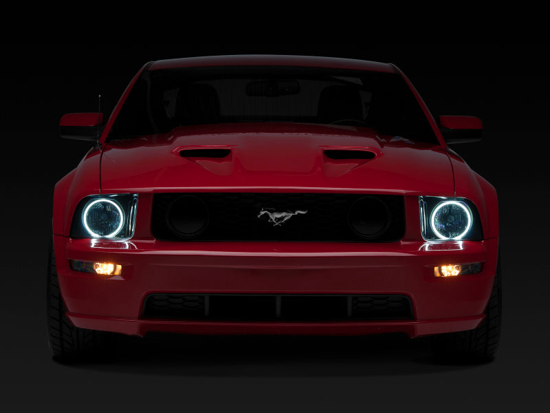 Raxiom 05-09 Ford Mustang GT V6 Axial Series CCFL Halo Projector Headlight- Blk Housing (Smkd Lens) 49121