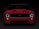 Raxiom 05-09 Ford Mustang GT V6 Axial Series CCFL Halo Projector Headlight- Blk Housing (Smkd Lens) 49121