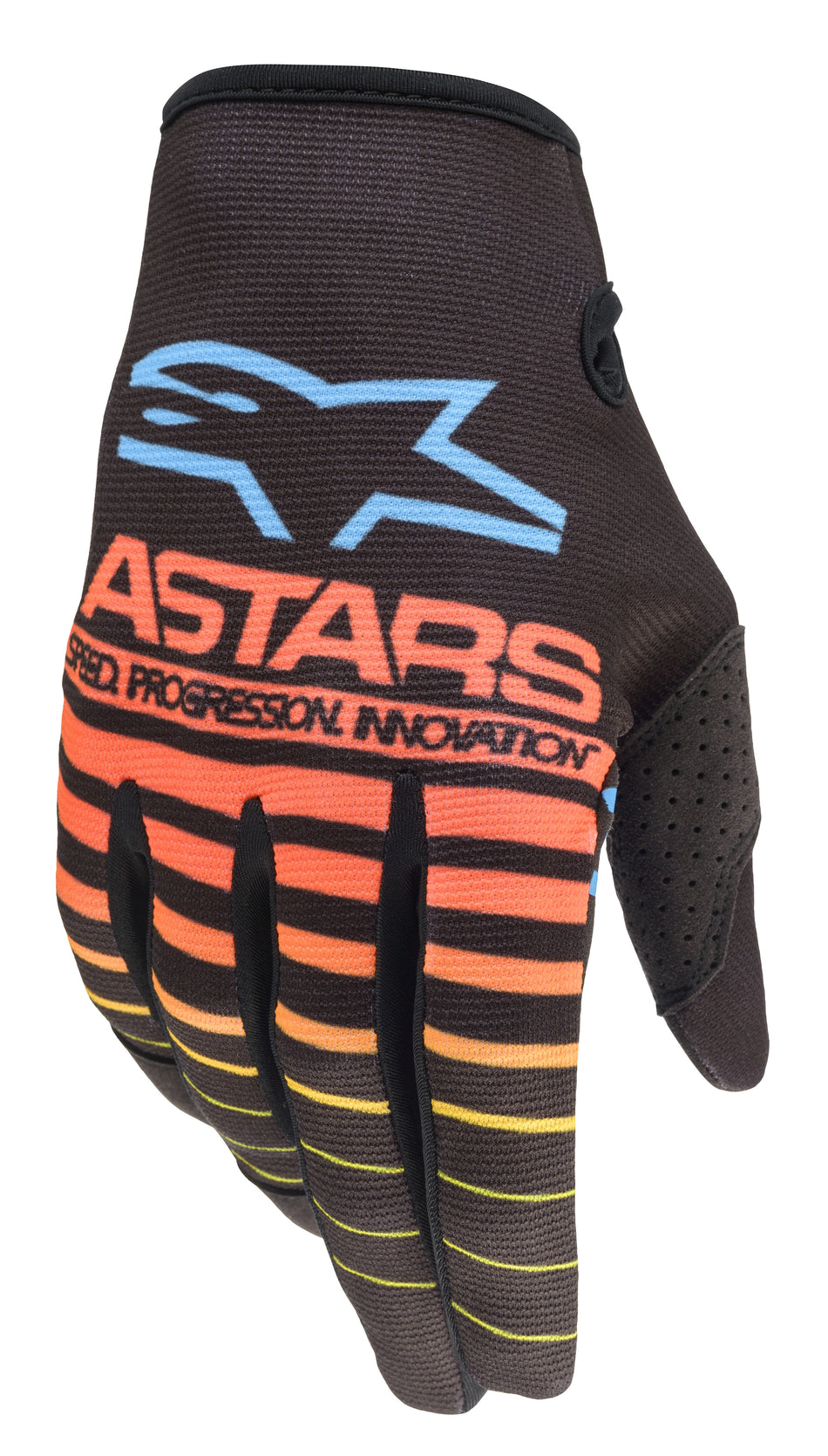 ALPINESTARS Youth Radar Gloves Black/Yellow Fluo/Coral 2xs 3541822-1534-2XS