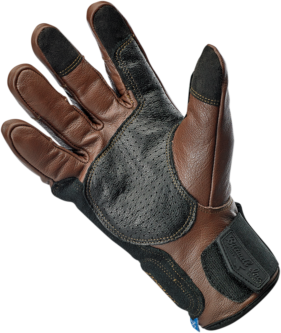 BILTWELL Borrego Gloves - Chocolate/Black - 2XL 1506-0201-306