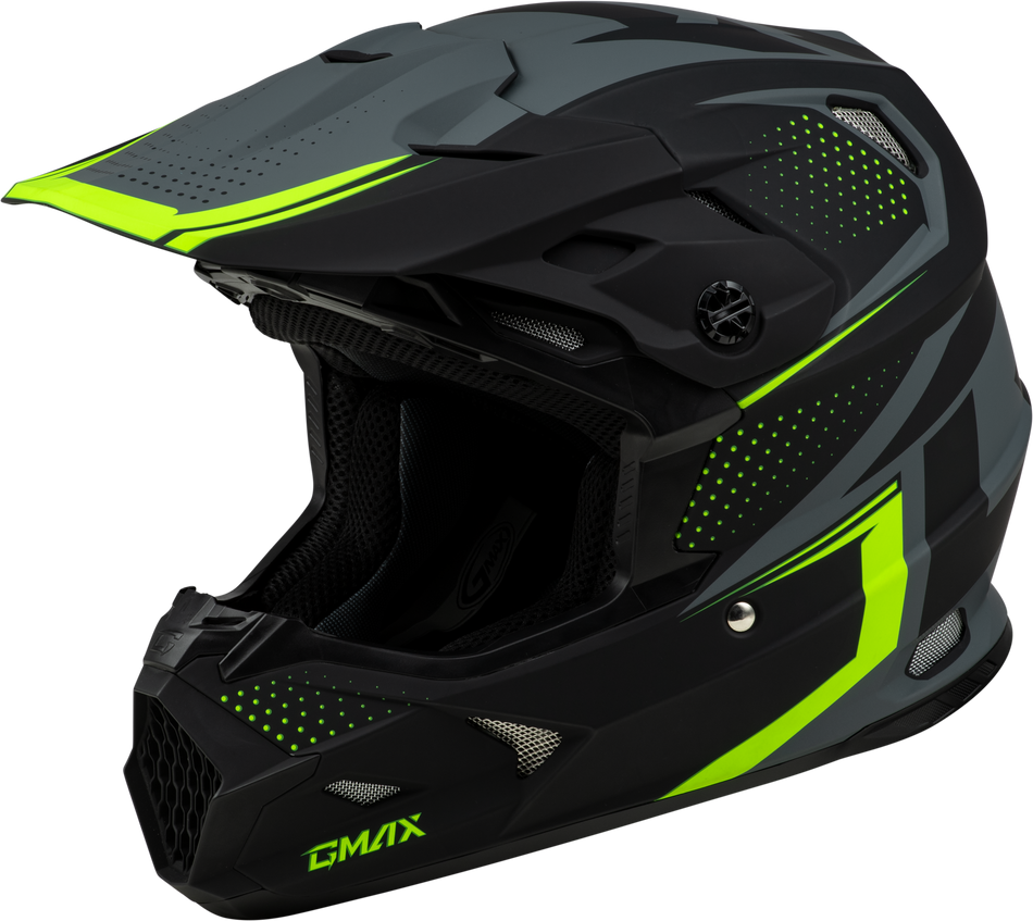 GMAX Mx-96 502 Helmet Matte Grey/Hi-Viz 3x D3962339