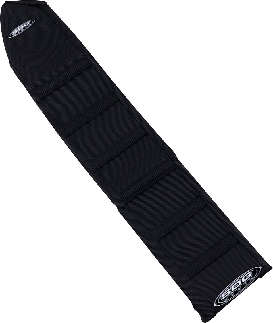 SDG 6-Ribbed Seat Cover - Black Ribs/Black Top/Black Sides 95939
