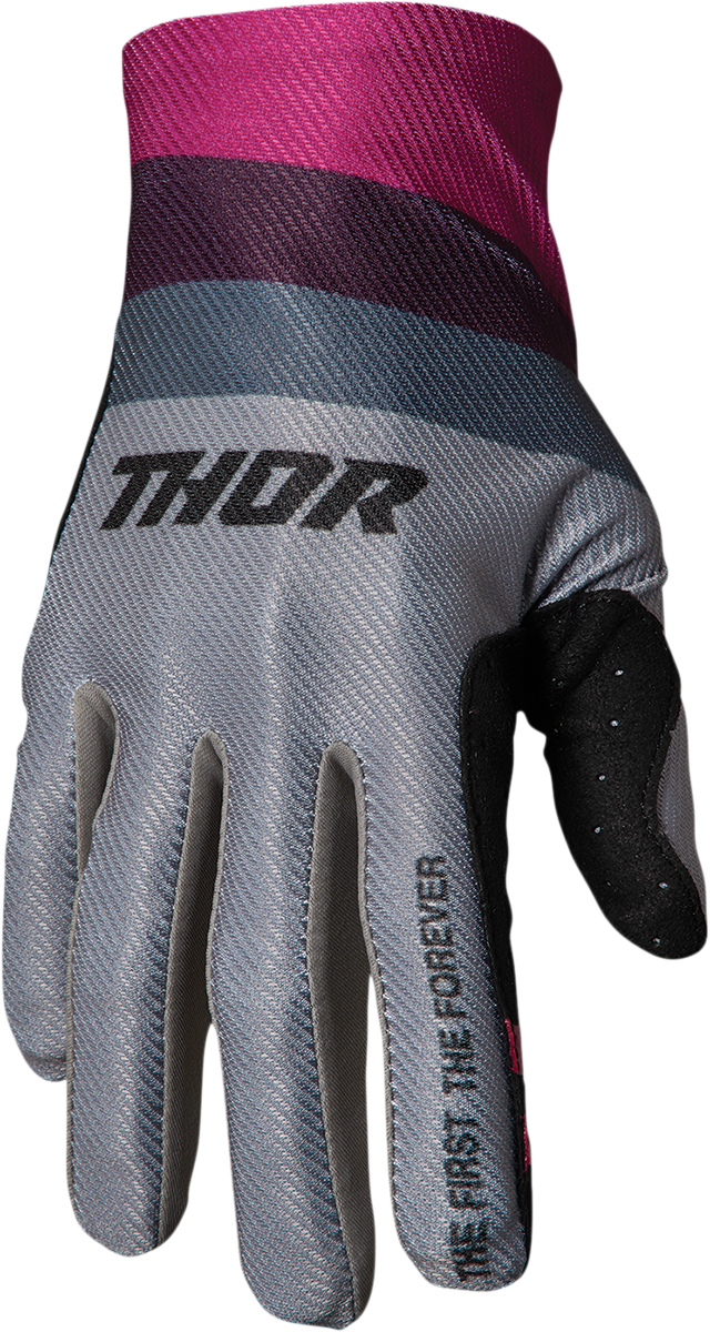 THOR Assist Gloves - React Gray/Purple - Large 3360-0065