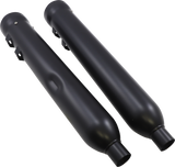 COBRA Neighbor Hater Mufflers for '95-'16 Bagger - Black 6107RB