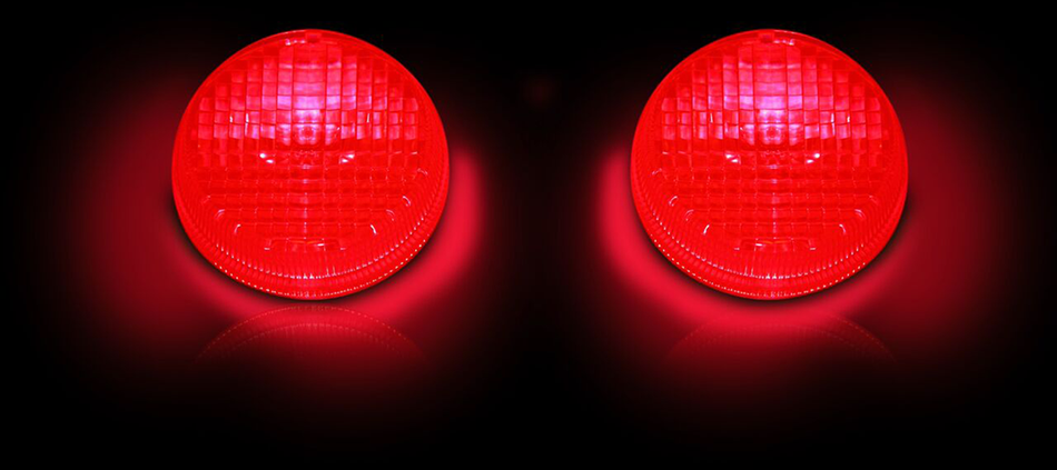 CUSTOM DYNAMICS Turn Signal Lenses - Red CD-TSLHK-RED