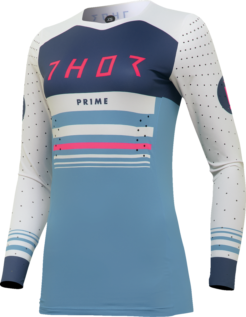 THOR Women's Prime Blaze Jersey - Blue/White - XS 2911-0283