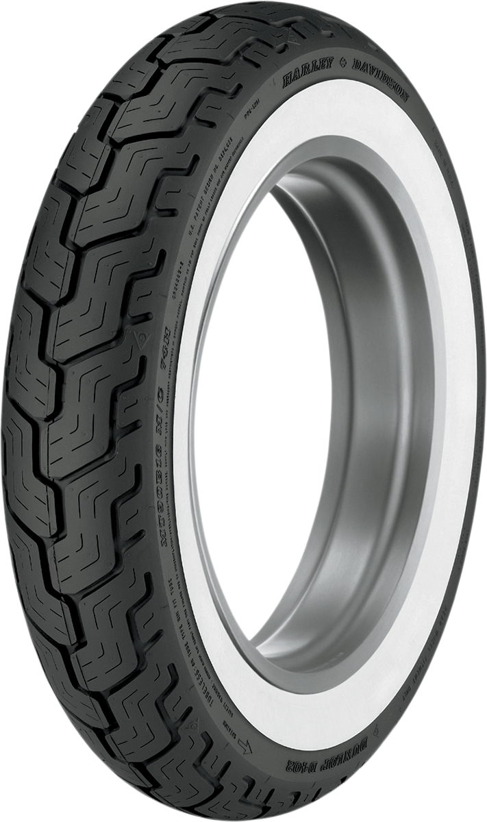 DUNLOP Tire - Harley-Davidson® D402™ - Rear - MU85B16 - Wide Whitewall - 77H 45006074