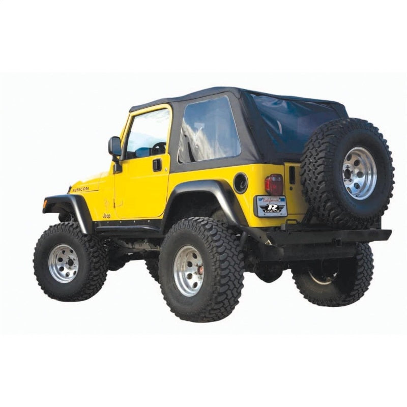 Rampage 1997-2006 Jeep Wrangler(TJ) Excludes LJ Unlimited Frameless Soft Top Kit - Black Diamond 109535