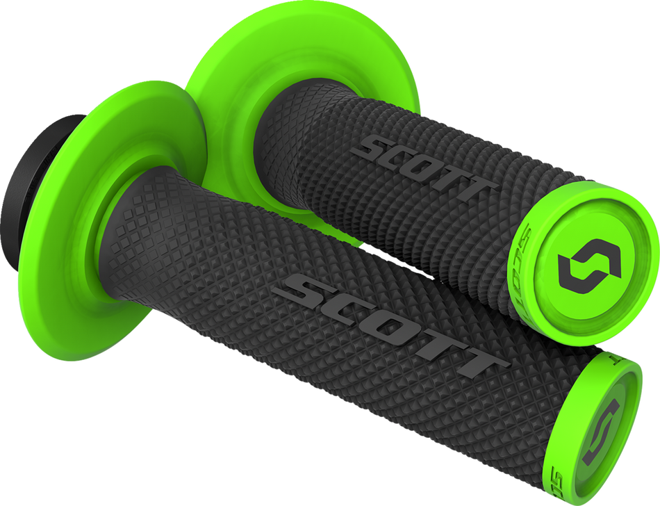 SCOTT Grips - SX II - Lock-On - Black/Green 292452-1043222