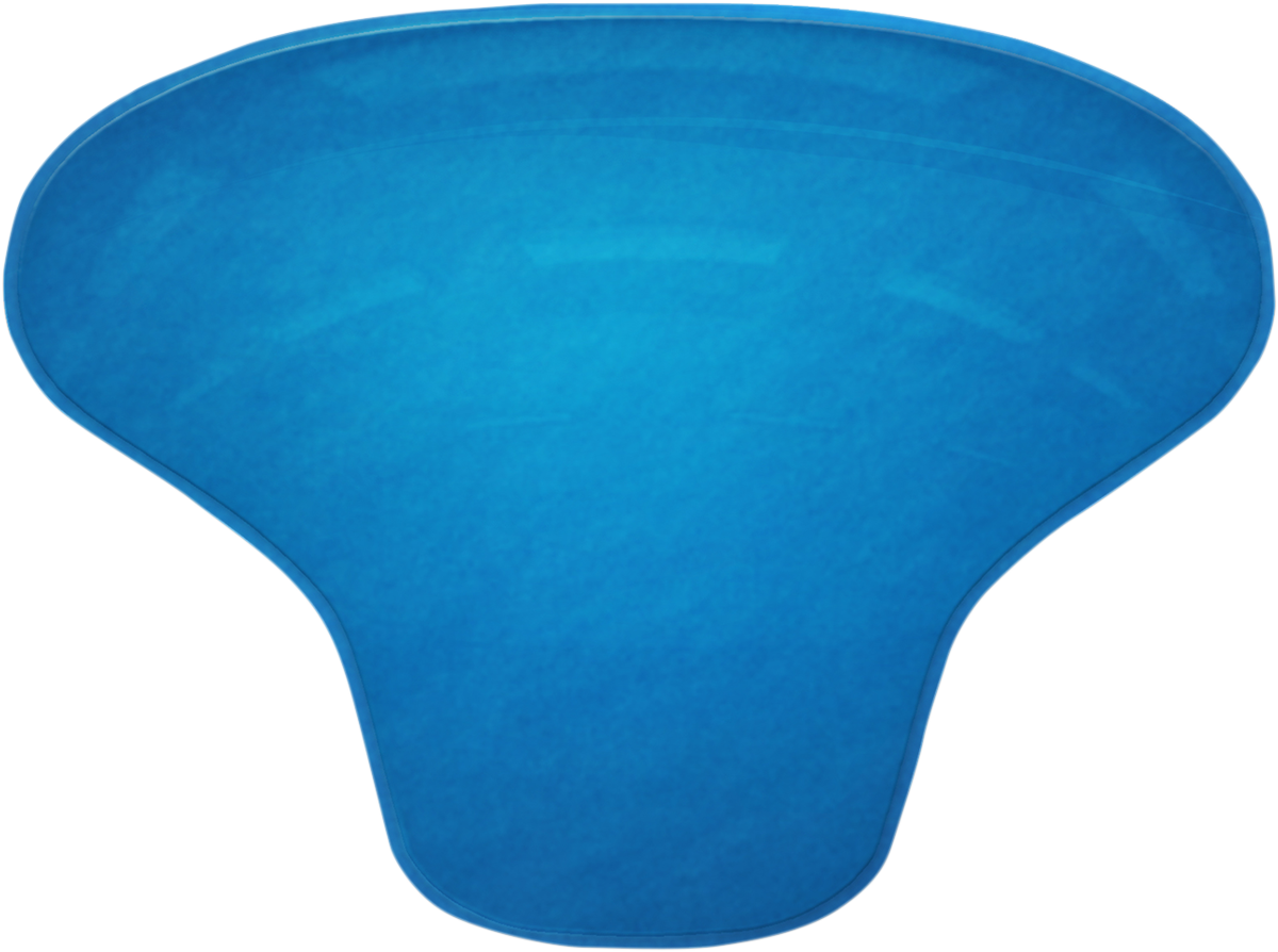 SADDLEMEN Pad - Easy Reach - Raw - Blue TS526R