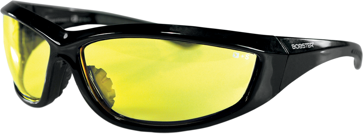 BOBSTER Charger Sunglasses - Gloss Black - Yellow ECHA001Y