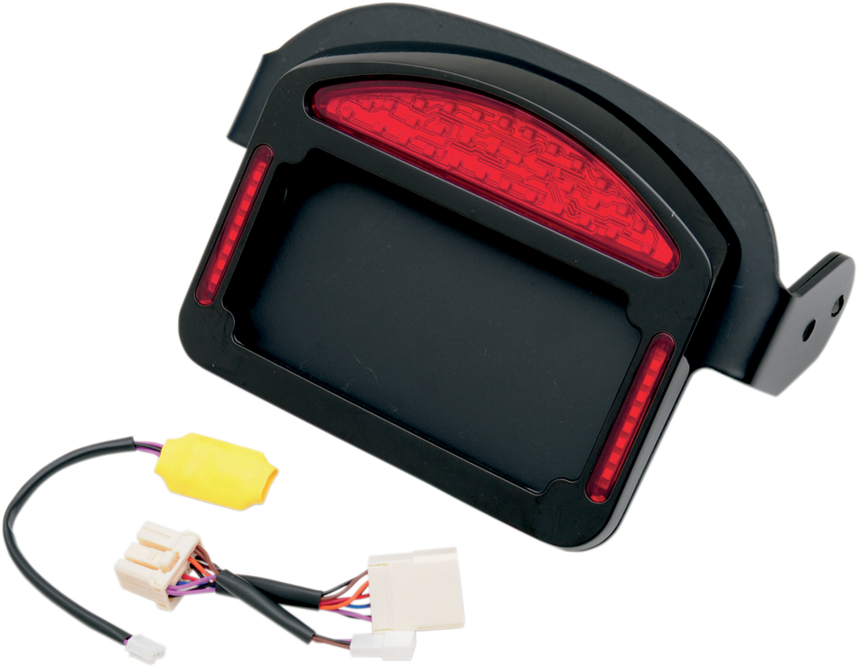 CYCLE VISIONS Taillight Eliminator - '06-'10 FXST - Black CV-4816B
