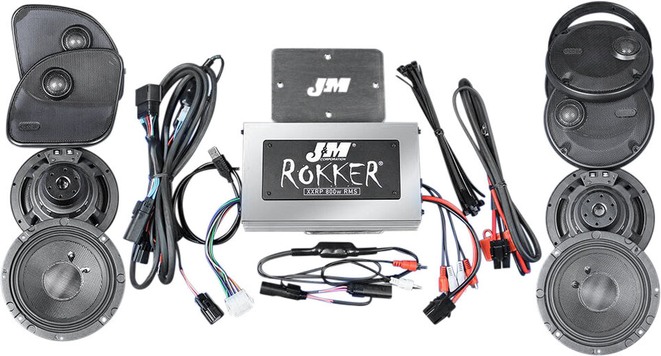 J&MRokker Xxr 800w 4-Sp/Amp Stg5 16-20 Fltr UltraXXRK-800SP4-16RU-ST5