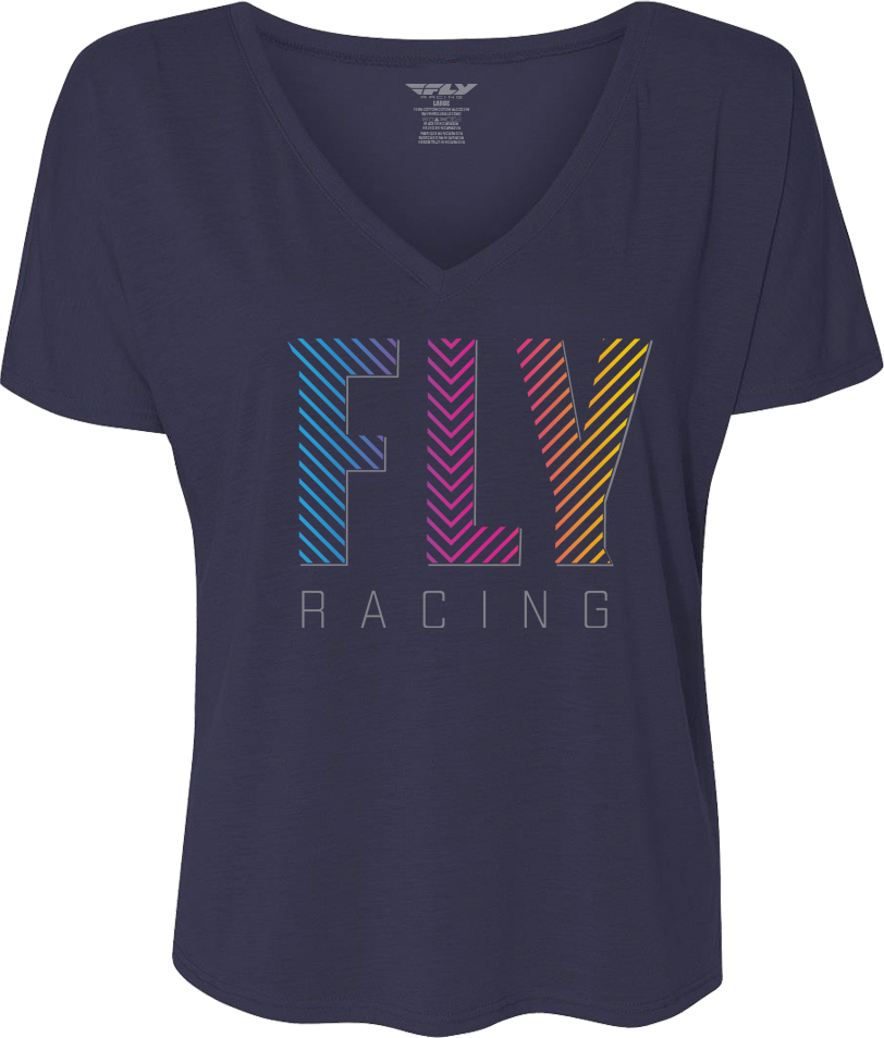 FLY RACING Women's Fly Like4like Tee Midnight Navy Sm 356-0092S