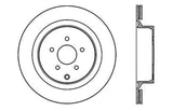 StopTech 09 Infiniti FX50 SportStop Slotted & Drilled Rear Left Rotor 127.42105L